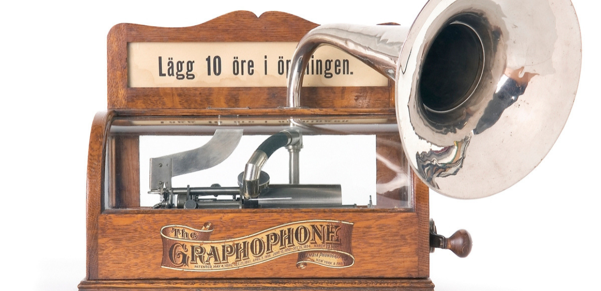A gramophone